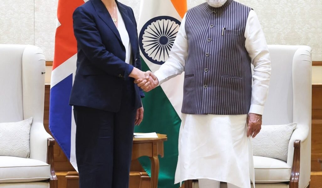 British Home Secretary Yvette Cooper met Prime Minister Narendra Modi today.