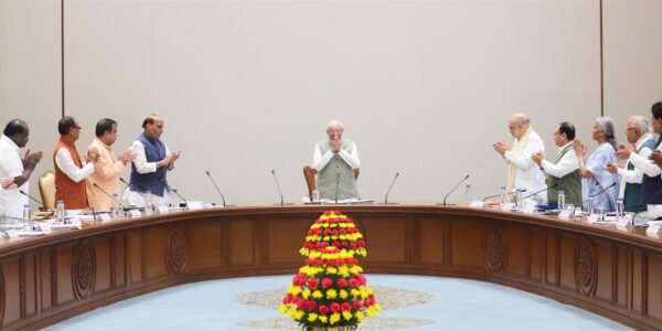The Cabinet passed a resolution congratulating PM Modi on becoming the longest-serving elected Prime Minister across two consecutive terms.