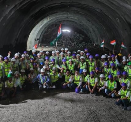 Construction of the third mountain tunnel in Maharashtra for the Mumbai-Ahmedabad Bullet Train project has been successfully completed.