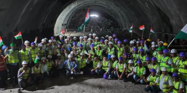 Construction of the third mountain tunnel in Maharashtra for the Mumbai-Ahmedabad Bullet Train project has been successfully completed.