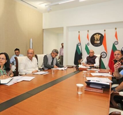 Defence Minister approved a large solar power project on defence land in Sitapur, Uttar Pradesh