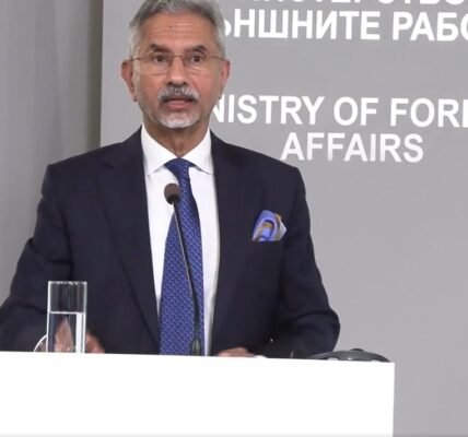EAM Dr. Jaishankar stated that relations between India and Bulgaria are long-standing and stable.