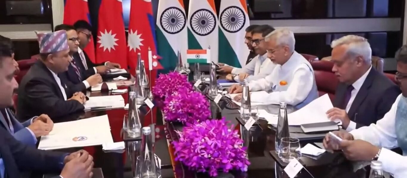 EAM Dr. S. Jaishankar held a meeting with Nepal's Foreign Minister Shishir Khanal in New Delhi.