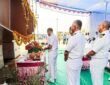 Formal launch of the construction of a next-generation offshore patrol vessel for the ICG by Mazagon Dock Shipbuilders Limited in Mumbai.