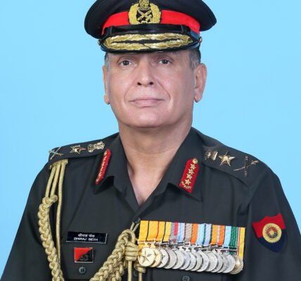 General Dheeraj Seth assumed office as the 31st Army Chief.