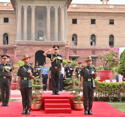 General Upendra Dwivedi retired today from the post of Chief of Army Staff (COAS).