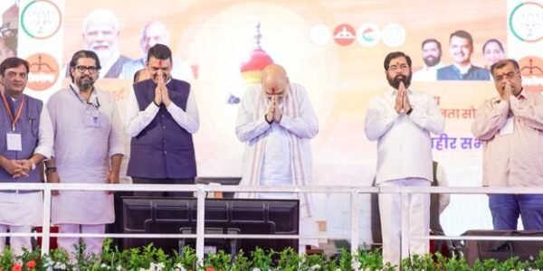 Home Minister Amit Shah addressed a ‘Dhanyavad Sabha’ held in Kolhapur, Maharashtra, today as the chief guest.