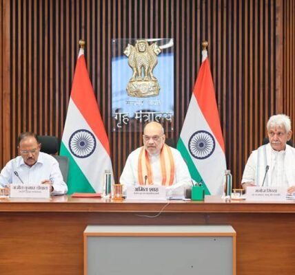 Home Minister Amit Shah held a review meeting on the security arrangements for the Shri Amarnath Ji Yatra.
