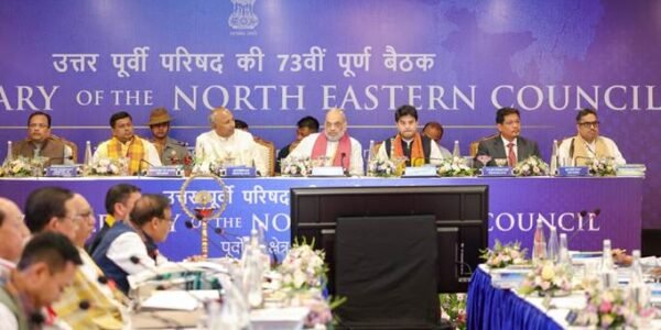 Home Minister Amit Shah today presided over the 73rd Plenary Meeting of the North Eastern Council (NEC) in Shillong, the capital of Meghalaya.