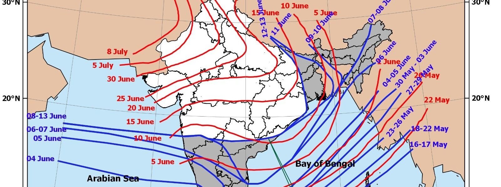 IMD said – South-West Monsoon is likely to reach Karnataka, Telangana, Andhra Pradesh, Odisha and South Chhattisgarh in the next two-three days.