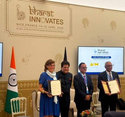 India and France will strengthen bilateral innovation cooperation through ATL Bridge School innovation laboratories.