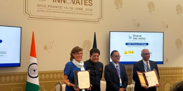 India and France will strengthen bilateral innovation cooperation through ATL Bridge School innovation laboratories.