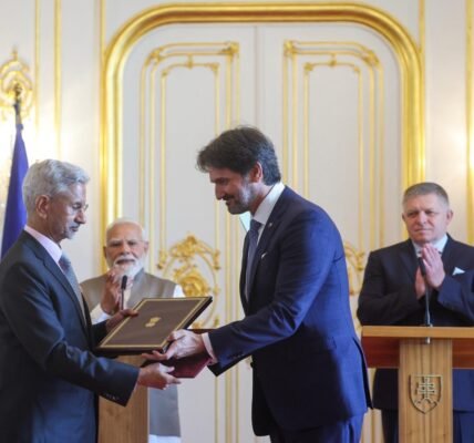 India and Slovakia signed 11 agreements to enhance bilateral cooperation.