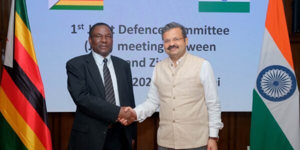 India and Zimbabwe reiterated their commitment to further deepen bilateral defense cooperation during the first meeting of the JDC.
