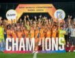 India defeated Bangladesh 3-1 to clinch the SAFF Women Championship title for a record sixth time.