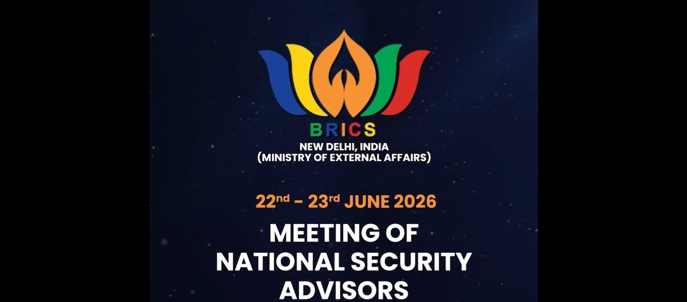 India will host a two-day meeting of BRICS NSA in New Delhi starting today.