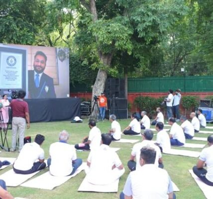 Ministry of AYUSH set a Guinness World Record for the highest number of viewers for a live yoga broadcast on YouTube