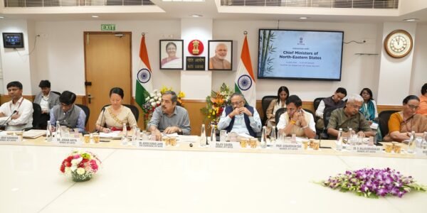 NITI Aayog held a dialogue meeting with the Chief Ministers of the Northeastern states today.