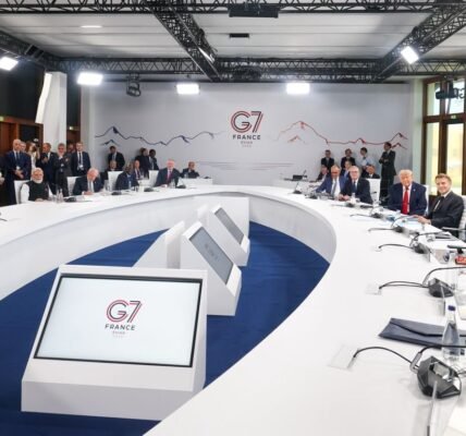 PM Modi addressed the outreach session held at the G7 Summit on the theme Ensuring a Safe, Rapid and Efficient Roll-out of AI