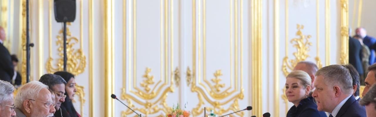 PM Modi and Slovak Prime Minister Robert Fico held bilateral talks in Bratislava.