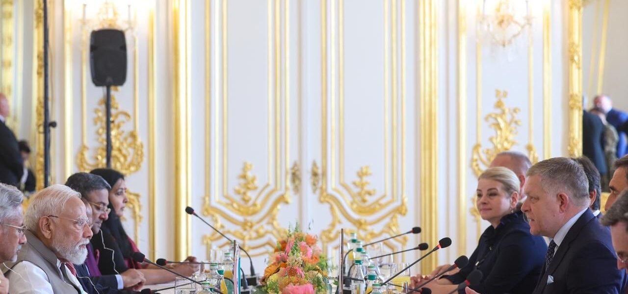 PM Modi and Slovak Prime Minister Robert Fico held bilateral talks in Bratislava.