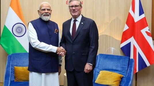 PM Modi held a bilateral meeting with United Kingdom PM Sir Keir Starmer during the G7 Summit in France