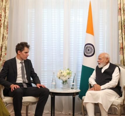 PM Modi held a meaningful discussion with Mistral AI CEO Arthur Mensch on the changing global landscape of AI.