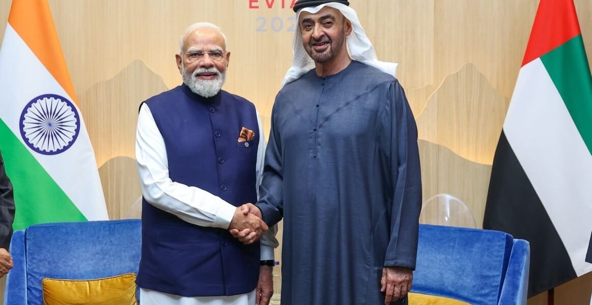 PM Modi met UAE President Sheikh Mohamed bin Zayed Al Nahyan during the G7 summit in France.