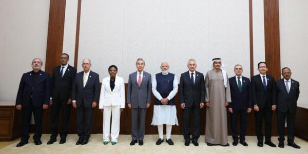 PM Modi met with the National Security Advisors and senior security officials of the BRICS nations.