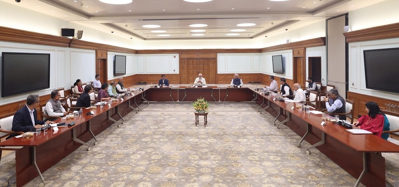 PM Narendra Modi chairs a meeting with members of the PM-Economic Advisory Council