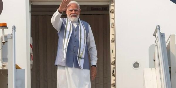 PM Narendra Modi left for Seychelles today on a three-day state visit.