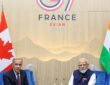 PM Narendra Modi met Canadian Prime Minister Mark Carney during the G7 summit.