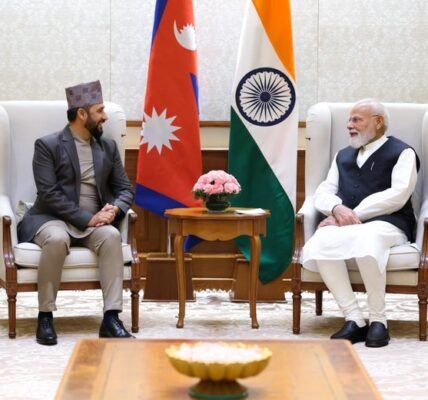 Rabi Lamichhane, Chairman of Nepal Rastriya Swatantra Party, met with PM Narendra Modi today.