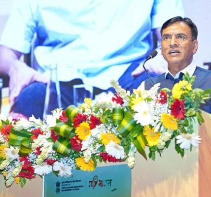 Sports Minister Dr. Mansukh Mandaviya addressed the My Bharat Youth Conference.