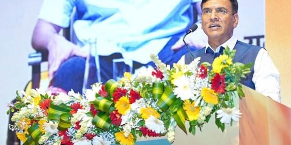 Sports Minister Dr. Mansukh Mandaviya addressed the My Bharat Youth Conference.
