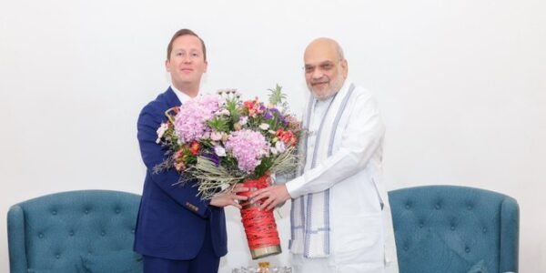 US Ambassador to India Sergio Gor met Home Minister Amit Shah in New Delhi.