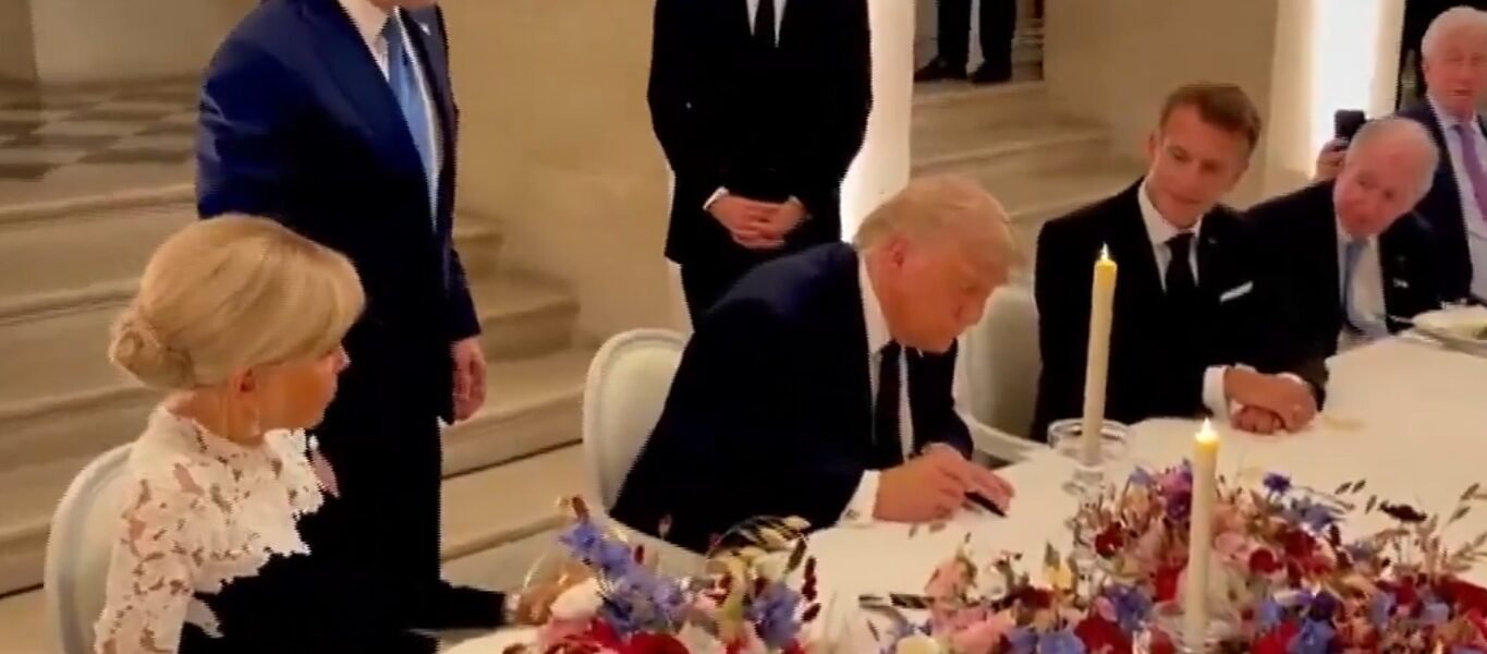 US President Donald Trump signed the Iran MOU.