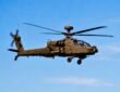 US military Apache helicopter