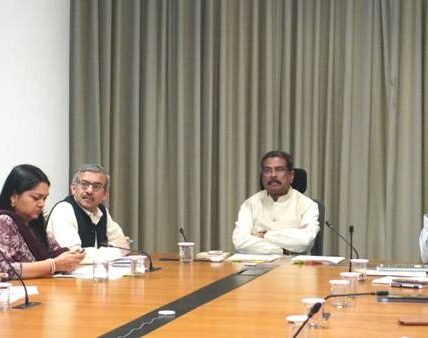 Union Education Minister Dharmendra Pradhan chaired a high-level review meeting to assess preparations for the NEET-UG re-examination.