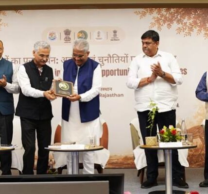 Union Environment Minister Bhupender Yadav inaugurated a national workshop on tiger rehabilitation in Alwar, Rajasthan.