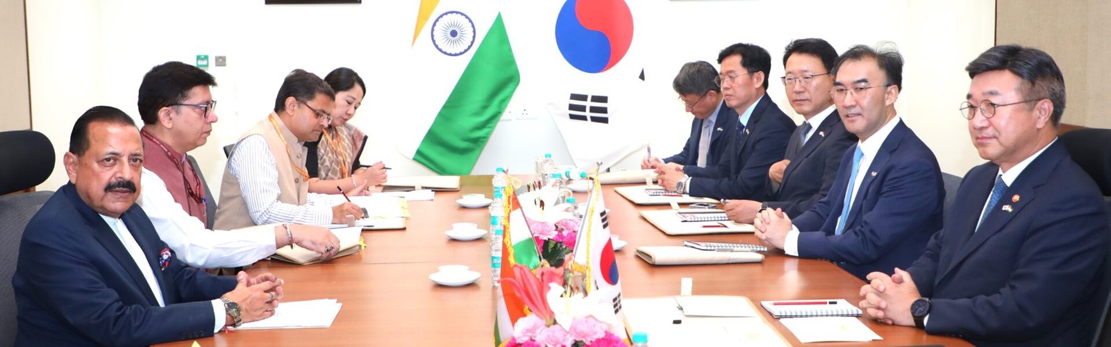 Union Minister Dr. Jitendra Singh held bilateral talks with South Korea Minister of the Interior and Safety, Jeon Hae-cheol, in New Delhi.