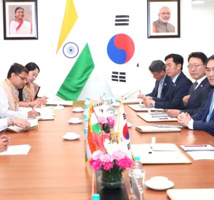 Union Minister Dr. Jitendra Singh held bilateral talks with South Korea Minister of the Interior and Safety, Jeon Hae-cheol, in New Delhi.