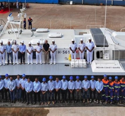 first indigenous Air Cushion Vehicle (ACV) was inducted into the Indian Coast Guard today at the Chowgule Shipyard in Goa
