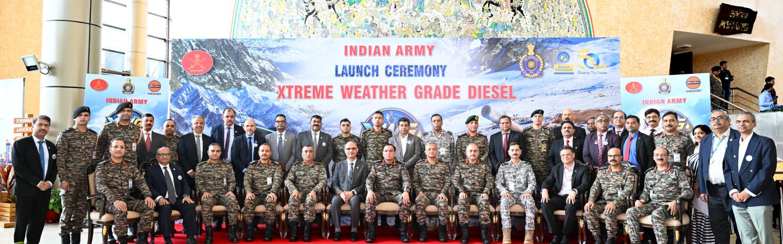 Army Chief General Dheeraj Seth launched the indigenously developed Extreme Weather Grade (XWG) diesel.