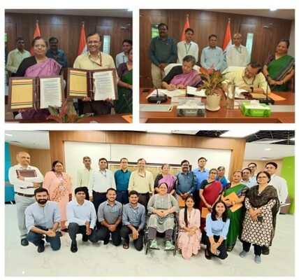CSIR-NIScPR and the CGPDTM office signed a MoU to strengthen access to global knowledge resources through NKRC.