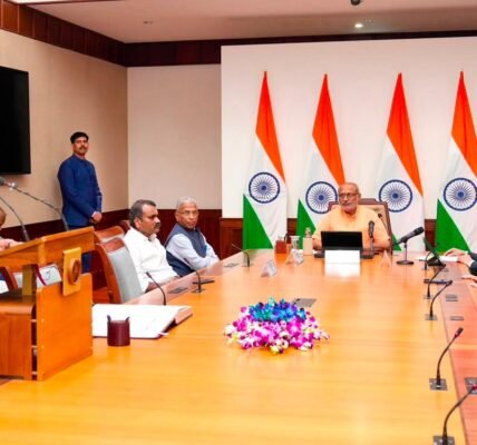 Chairman of the Rajya Sabha administered the oath of office to two newly elected MPs, Mansoor Ali Khan and Rajnish Kumar Agrawal, at the Parliament House today