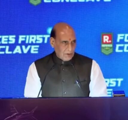 Defence Minister Rajnath Singh stated that India policy of zero tolerance towards terrorism is not merely a statement but also an indication of firm action.