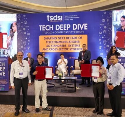 DoT) signed a (MoU) with TSDSI to advance the vision of the Bharat 6G Mission