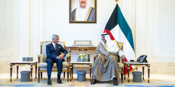 EAM Dr. Jaishankar met with the Crown Prince of Kuwait, Sheikh Sabah Al-Khaled Al-Sabah.