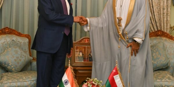 EAM Dr. S. Jaishankar met Oman Foreign Minister Badr bin Hamad Al Busaidi in Muscat today.